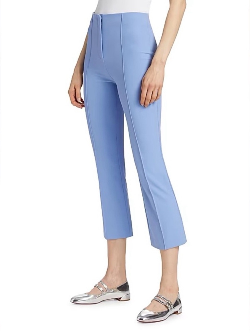 Veronica Beard Jaya Pintuck Trousers Dress Pants Career Blue Size 0